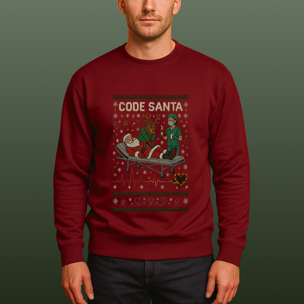 "Code Santa" Sweater