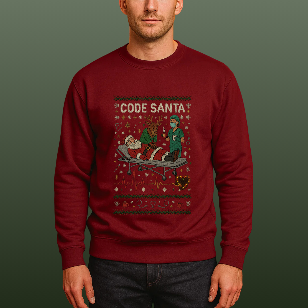 "Code Santa" Sweater